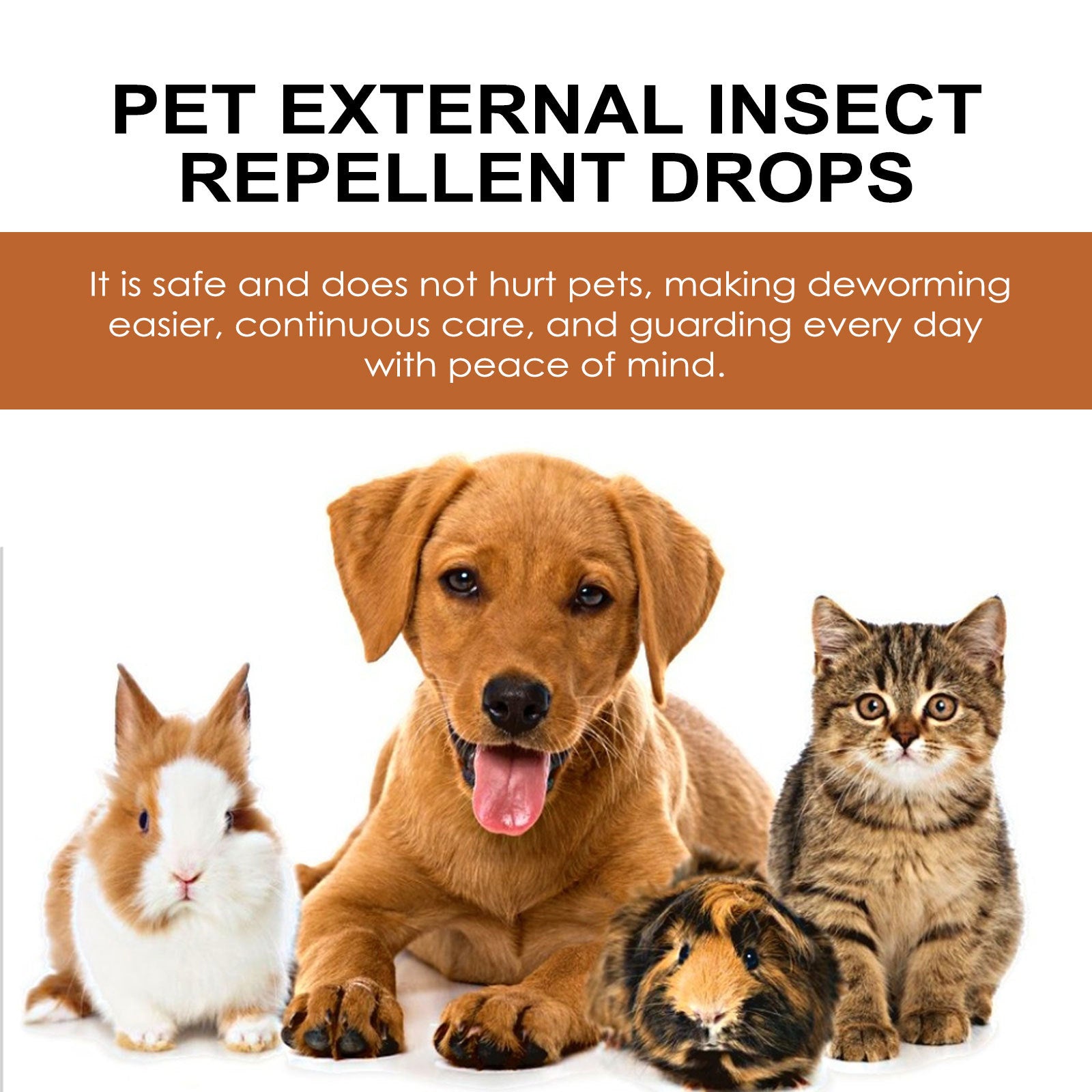 Dog Cat Drops Spray Cleaning Remove Lice Tick Flea LadyShow.Store