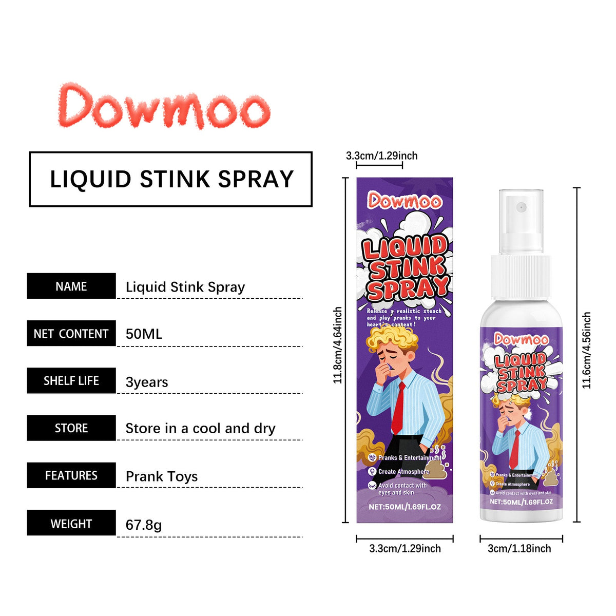 Stink Spray 50ml 1box Tri Light Beauty