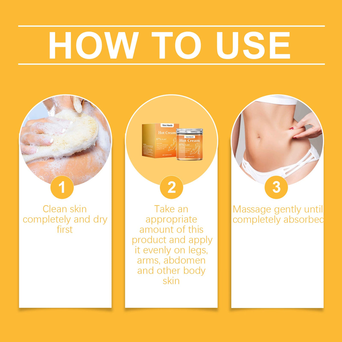 Fat-burning Firming Shaping Cream 120g Box Tri Light Beauty