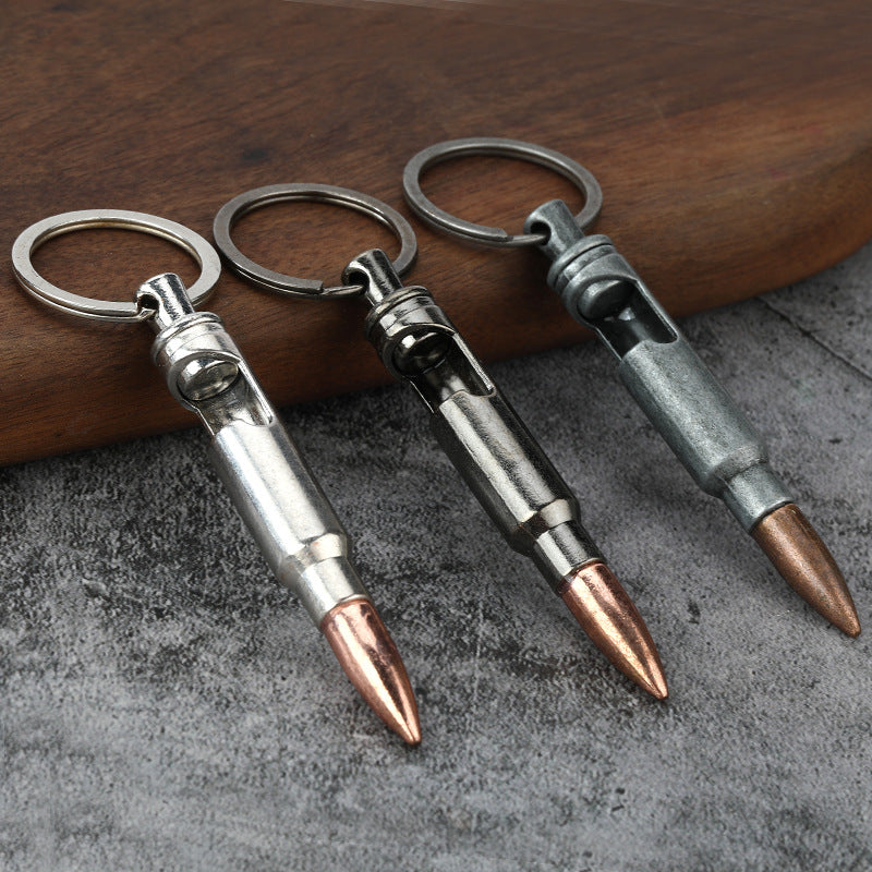 Metal Keychains Bullet Bottle Opener Creative Pendant LadyShow.Store