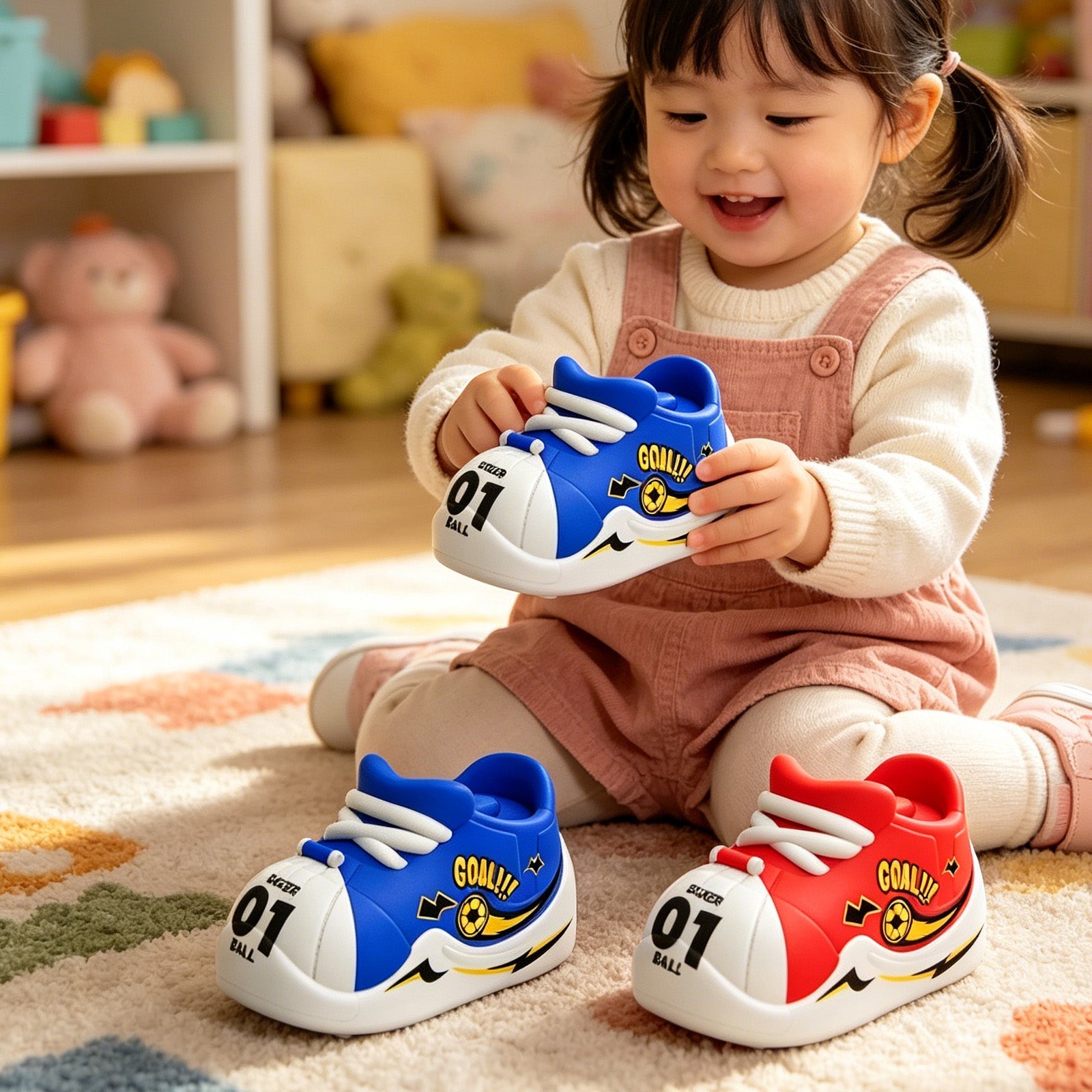 Spring-loaded Soccer Shoes Tri Light Beauty
