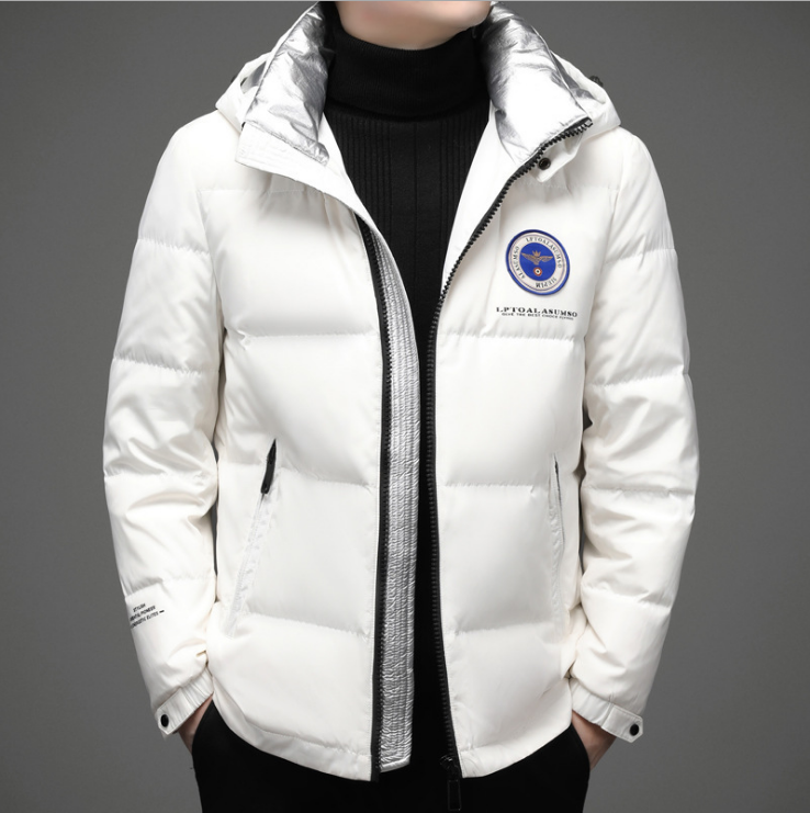 Winter Hooded Down Jacket for Men - Warm and Cold Proof Pi-Mart