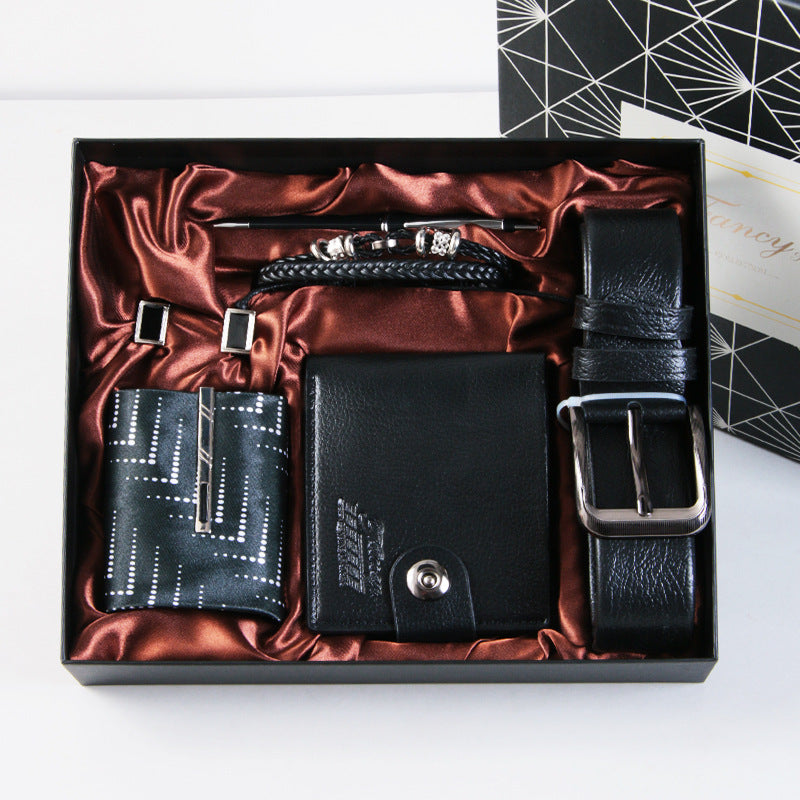 Cross-Border Men's Gift Business Gift Suit Belt Wallet For Boyfriend Valentine's Day Christmas Gift LadyShow.Store