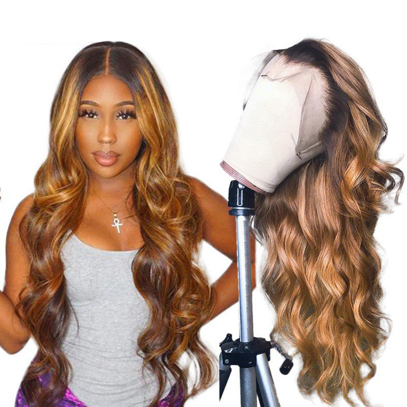 Ombre Lace Front Human Hair Wigs Remy Colorful LadyShow.Store