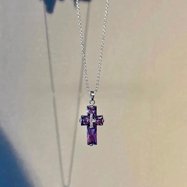 Cross Pendant Necklace Pi-Mart