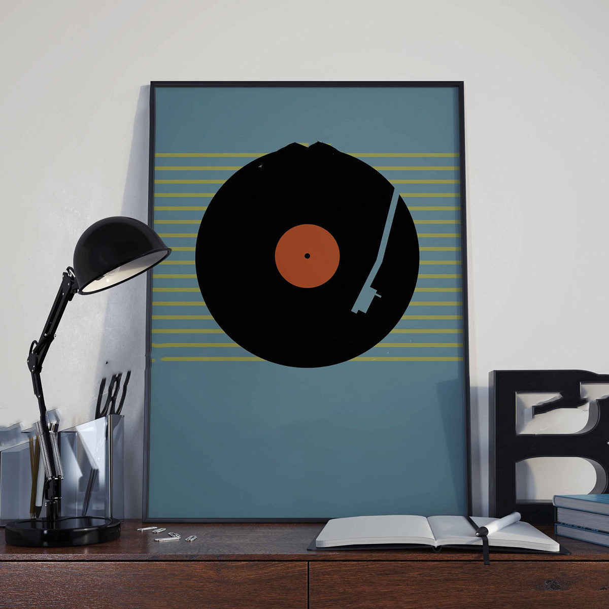 Vinyl Record Wall Art Room Decor Printing PearlNestDecor.com