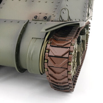 EXBONZAI 1/16 2.4ghz RC Tank RTR Hand Made Simulation Full Metal W/light & Sound 360 Degree Turret Rotation Remote Control For American M3 RC Car Vehicles Model LuxuryLifeWay Online Store