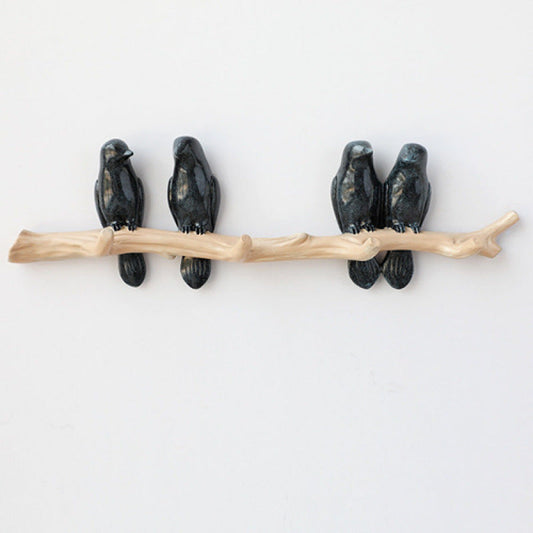Bird Decoration Hook Entrance Wall No-trace Key Hook No-drill Wall Decor Wall-mounted Coat Hook PearlNestDecor.com