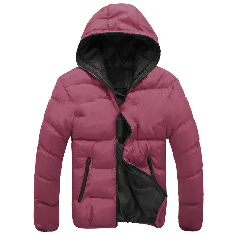 Autumn and winter men's cotton jacket hooded CJD