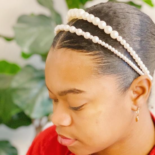 Pearl Bauble Headband Set LadyShow.Store