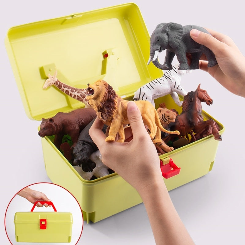 Simulation Of Animal Toy Model Sets