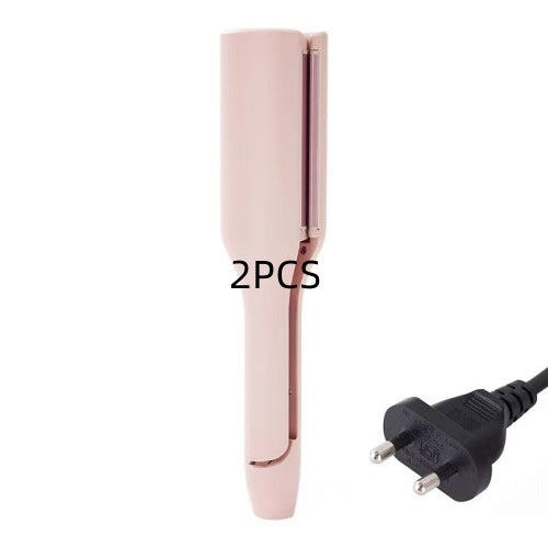 Hair Curling Iron 32mm Deep Wave Hair Curler 4 Temperature Adjustable Fast Heating Crimping Iron Styler Wand For All Hair Style LadyShow.Store