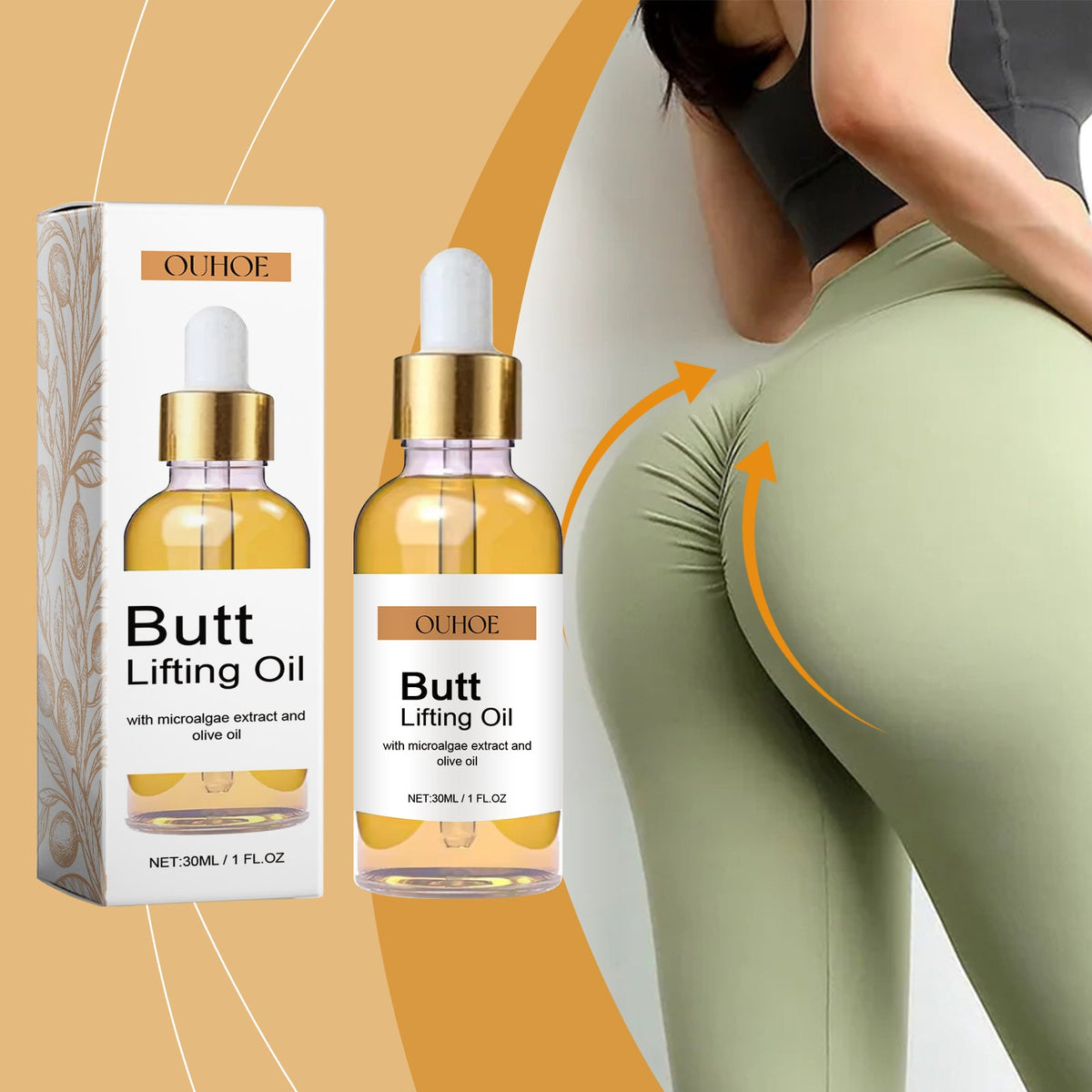 Hip Lifting Skincare Oil 30ml 1 Box Tri Light Beauty