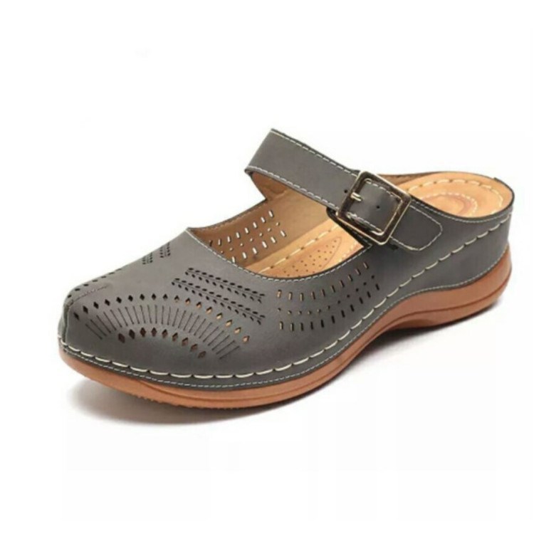 Women's Large Wedge Heel Vintage Scrub Air Breathable Sandals LadyShow.Store