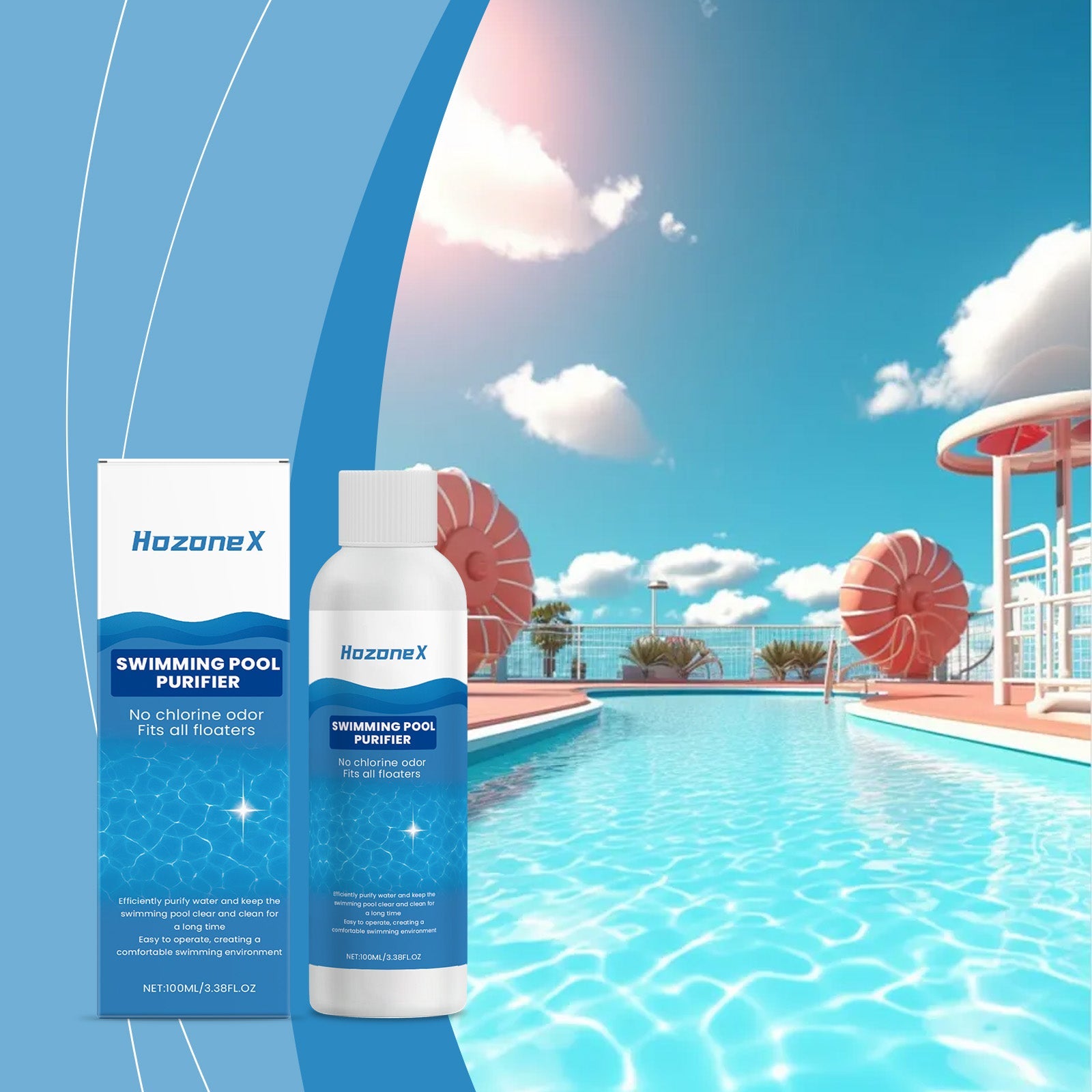 Swimming Pool Sanitizer Tri Light Beauty