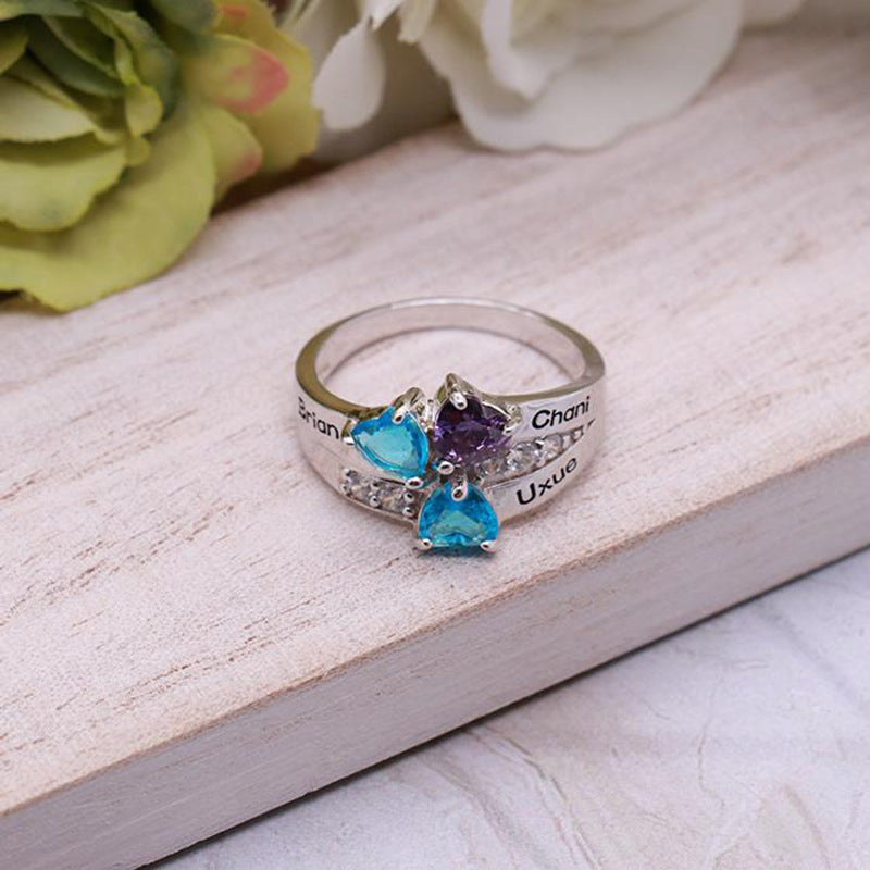 DIY Engraved Ring for Mother's Day Gift LadyShow.Store