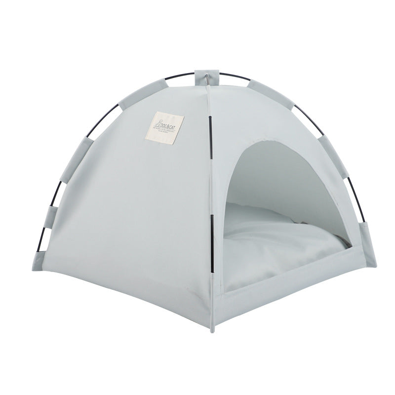 Cat Tent Cooling Mat  Dog House Pet Sofa Camping Dog Bed With Cushion For Dog Kennel Indoor Cat Nest Cat Bed Pets Products Pets Fashion
