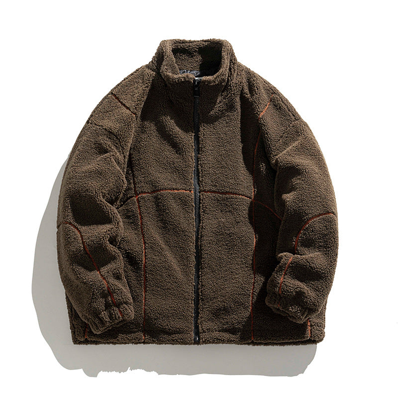 Vintage Lamb Wool Men's And Women's Coats Loose Thick Best YouTube Store