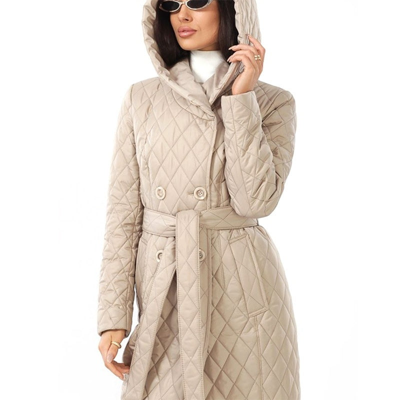 Winter Clothing Coat Hooded Padded Cotton Coat Lightweight Best YouTube Store