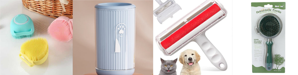Pet Hair Removal Comb Cat Brush Self Cleaning Slicker Brush Hair Removal Double-sided Massage Pets Fashion