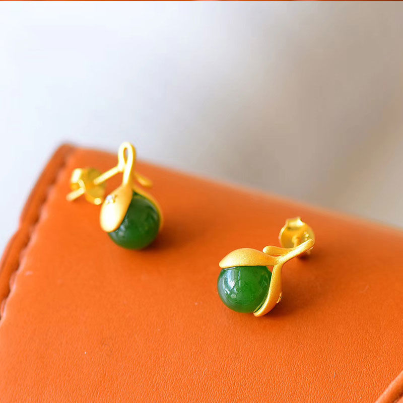 Delicate Dainty And Minimalist Flower Bud Earrings Best YouTube Store