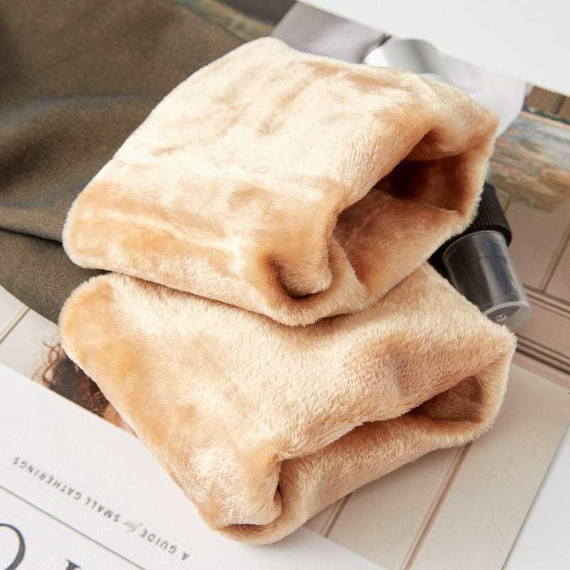 Fake Translucent Plus Size Leggings Fleece Lined Tights Fall And Winter Warm Fleece Pantyhose Women Fleece Lined Pantyhose Thermal Winter Tights NorixaFashion.com