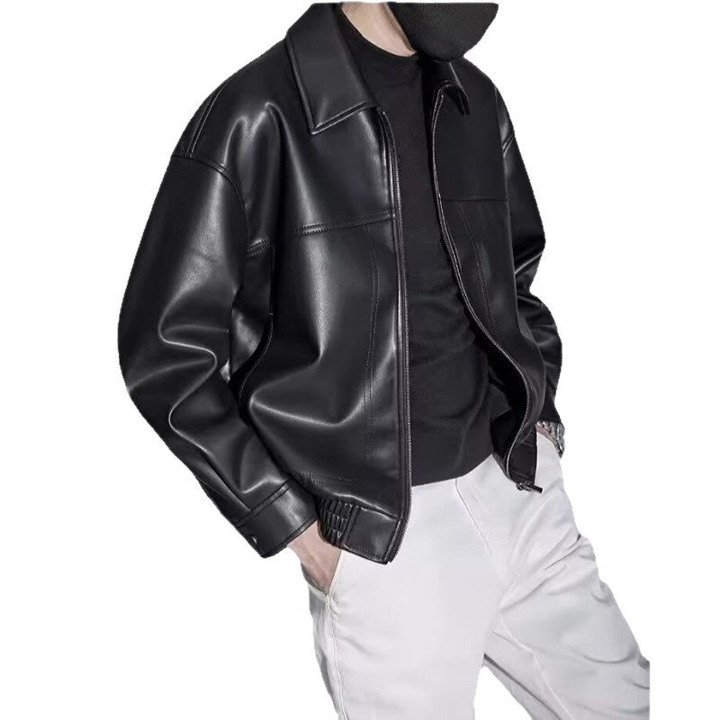 Men's Lapel Motorcycle Fashion Casual High-quality Jacket LuxuryLifeWay Online Store