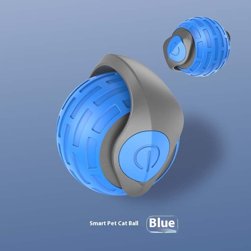 New Interactive Cat Toys Ball Auto Electric Rolling Ball Toys For Cat Kitty Pets Smart Automatic Teaser USB Rechargeable Cat Toy Pet Products Pets Fashion