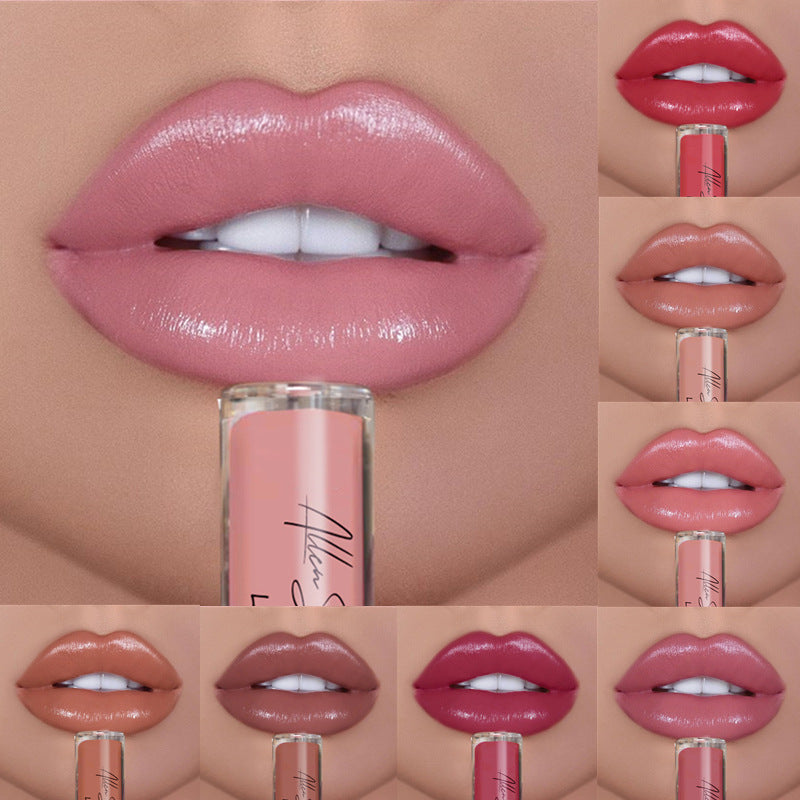 Silky Cream Texture Lip Gloss Aliexpress Shopee Cross-Border Exclusive Lip Glaze Lip Gloss Lipstick LadyShow.Store