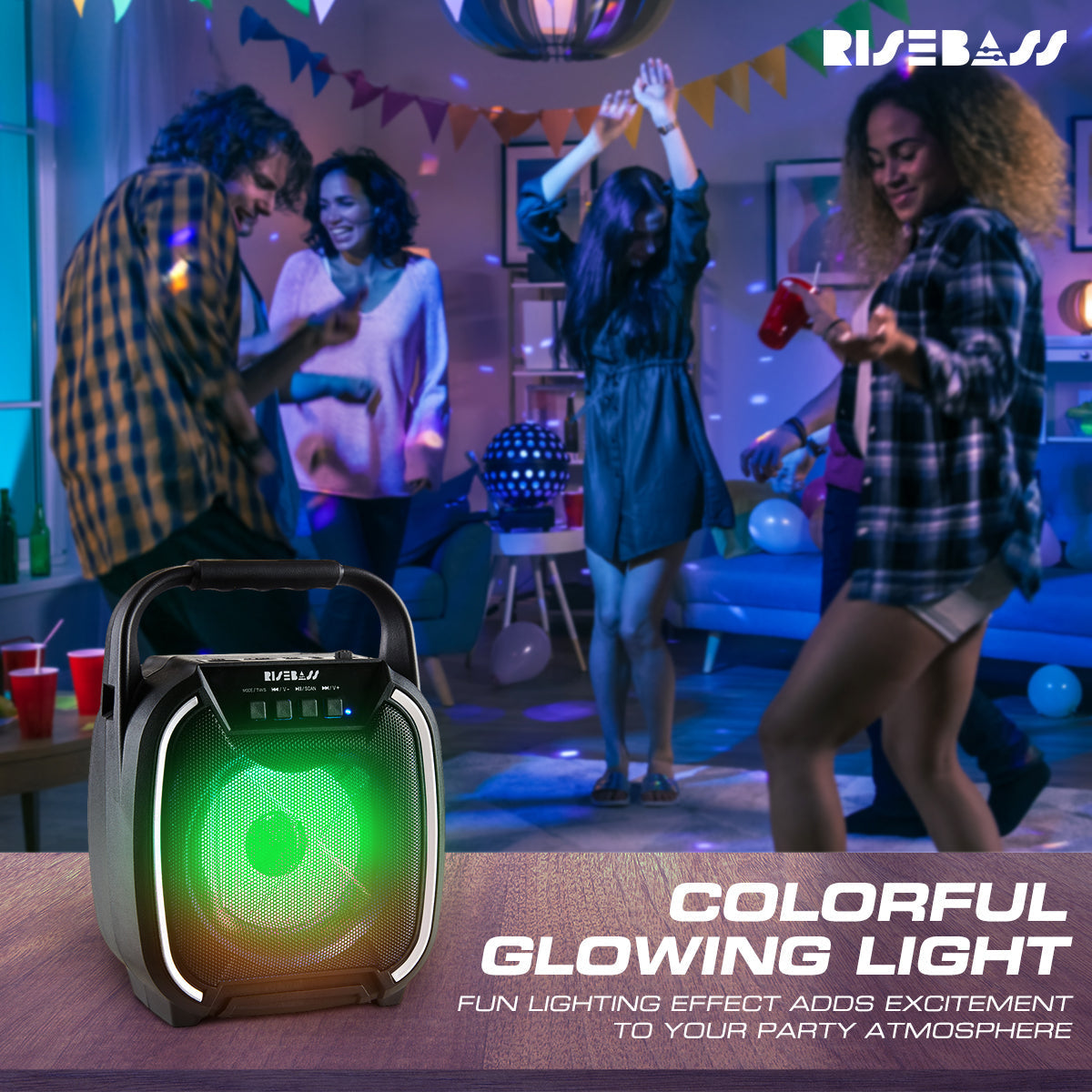 8" 600 watt Speaker - Portable Wireless Bluetooth Speaker with TWS Function LuxuryLifeWay Online Store