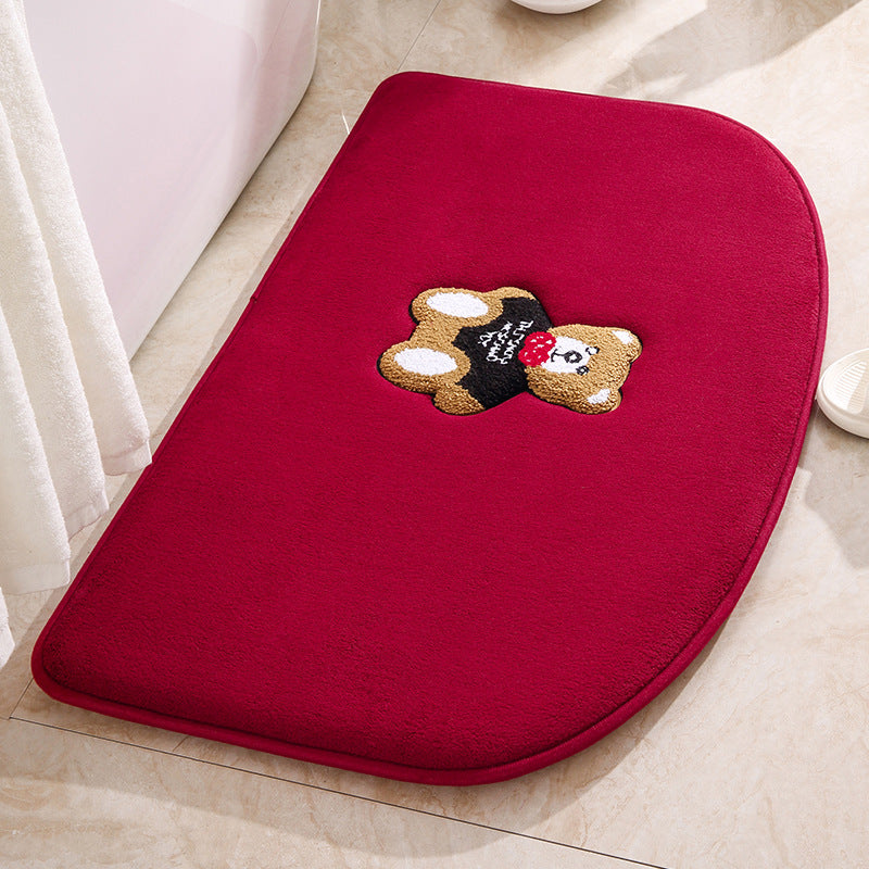 Absorbent Non-slip Living Room Bathroom Floor Mat