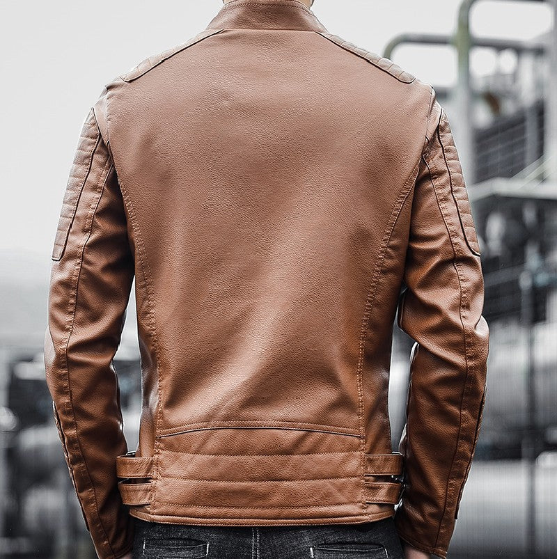Men's Clothing Leather Jacket Coat Autumn And Winter Best YouTube Store