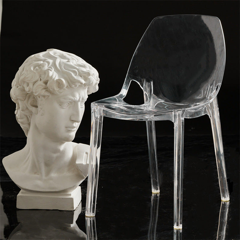 Fashionable Nordic Acrylic Crystal Makeup Chair LadyShow.Store