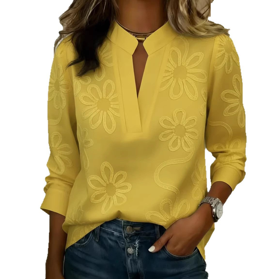 Women's 3D Digital Print Casual Shirt Top NorixaFashion.com