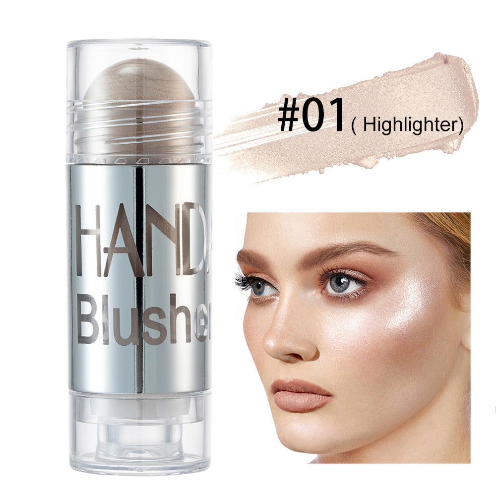 Cheek Blusher Shimmer Blush Stick Face Makeup Highlighter Bronzer Contour Cream Long-lasting Facial Make Up Cosmetics LadyShow.Store