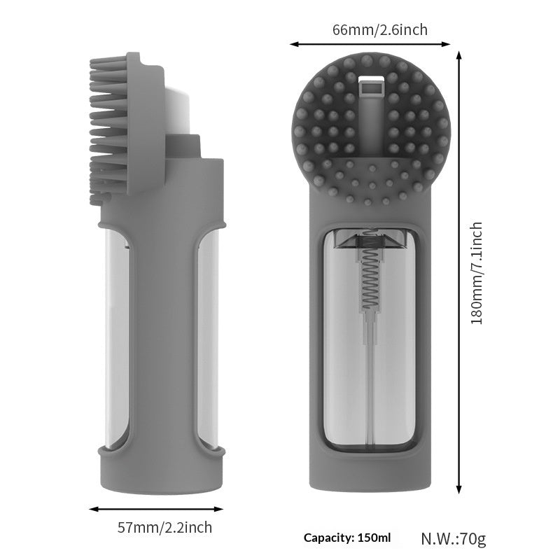 Pet Bath Brush Multifunctional Foam Bath Integrated Silicone Rubbing Bath Brush Cat And Dog Cleaning Artifact Massage Brush Pets Products Pets Fashion