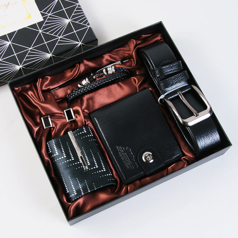 Cross-Border Men's Gift Business Gift Suit Belt Wallet For Boyfriend Valentine's Day Christmas Gift LadyShow.Store