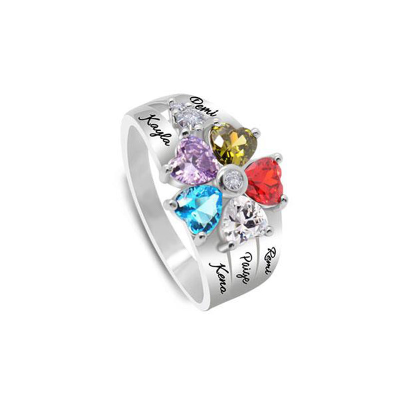 DIY Engraved Ring for Mother's Day Gift LadyShow.Store