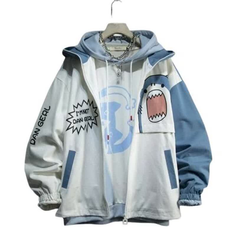 Korean-style Loose Youth Hooded Jacket For Spring And Autumn Best YouTube Store