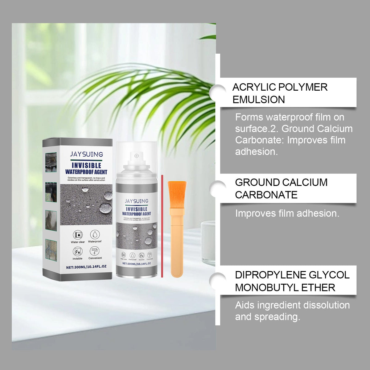 Invisible Waterproofing Agent  1 Set Per Box Tri Light Beauty
