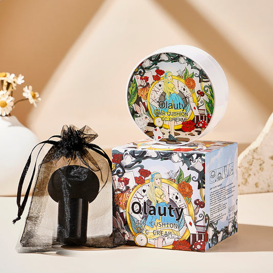 Beauty CC Cream Concealer Foundation With Mirror Powder Puff