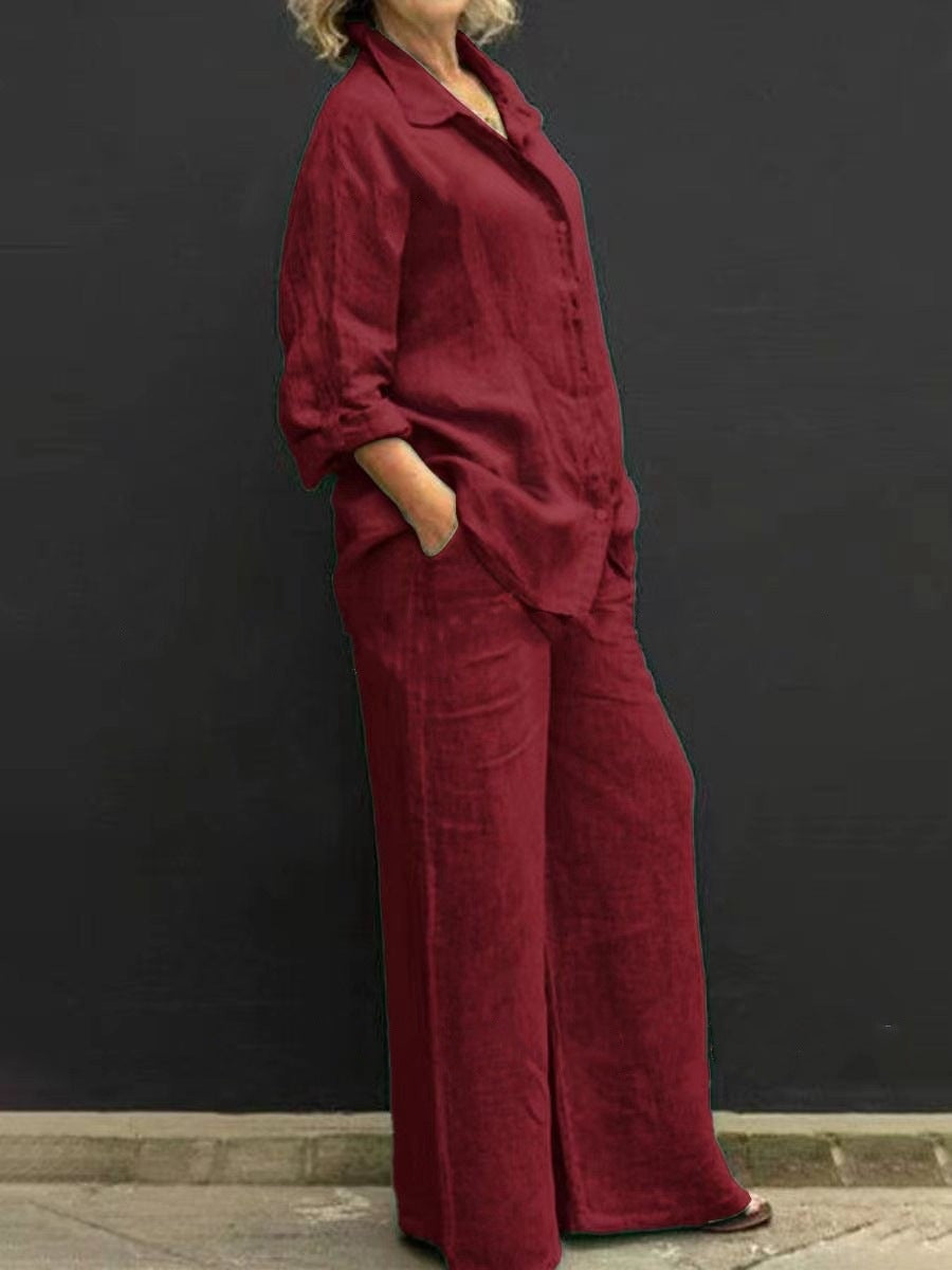 Women's Casual Urban Shirt Set NorixaFashion.com