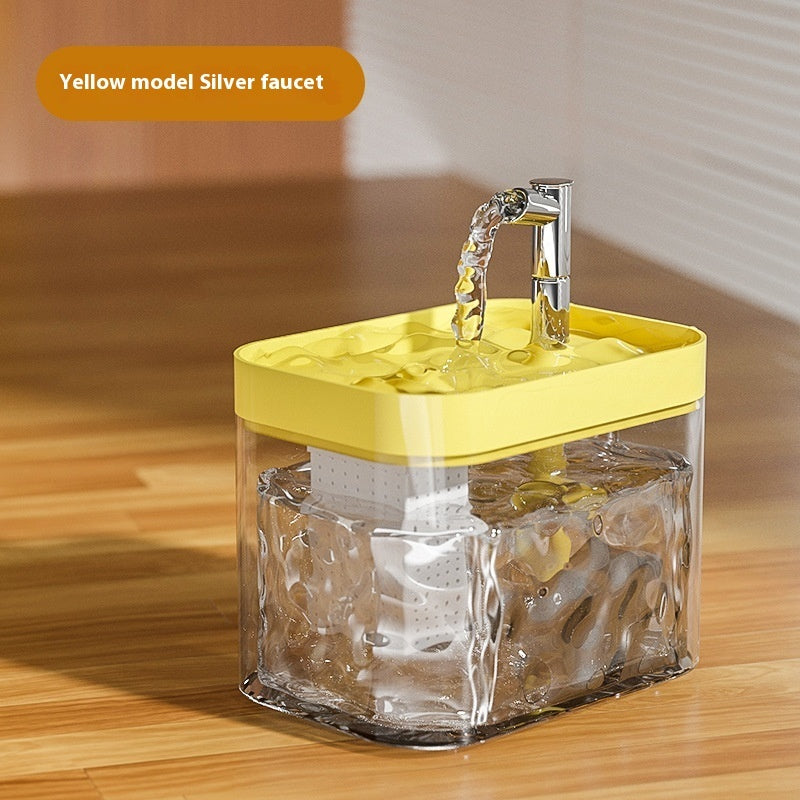 Cat Water Fountain Automatic Circulation Flow Water Fountain Kitten Drinking Water Apparatus Pets Fashion
