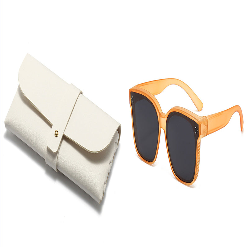 Summer Driving Sun Protection Polarized Light One Mirror Dual Use Anti Glare Trendy Sunglasses CJD