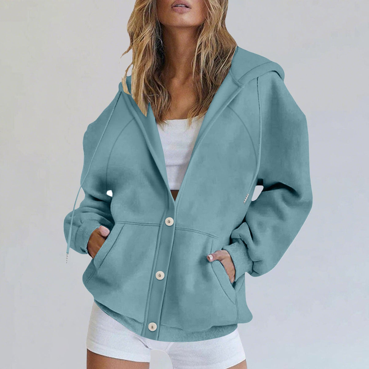European And American  Fashion Autumn And Winter Jackets Women's Casual Cardigan Sweatshirt Jackets NorixaFashion.com