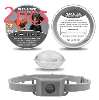 Pet Insect Repellent Button Collar Capsule Suit Pets Fashion