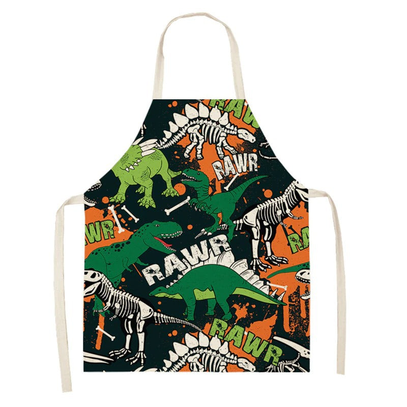 Cotton And Linen Kitchen Household Daily Use Sleeveless Coverall PearlNestDecor.com