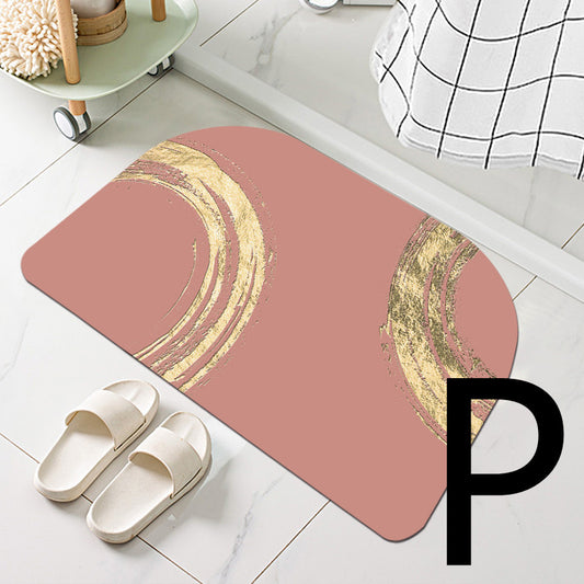 Diatom Mud Bathroom Door Non-slip Absorbent Floor Mat