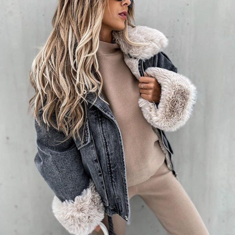 Thick Winter Women's Puffer Jacket for Warmth Pi-Mart