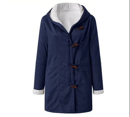 Women's Mid-length Windbreaker Coat Coat Warm Top LadyShow.Store